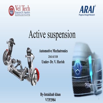 Active suspension