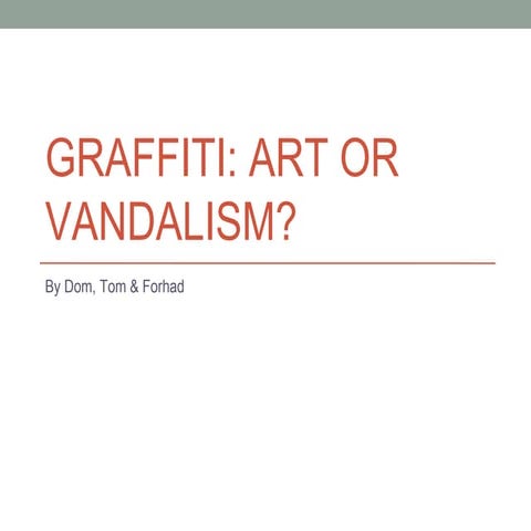 Graffiti Presentation | PPTX