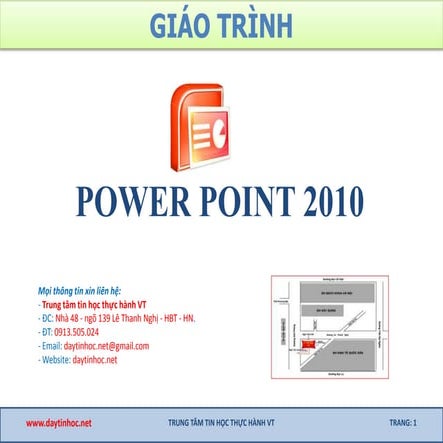 Trung tâm VT - Bài giảng Power Point 2010 (Tin học Văn Phòng)