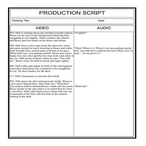 Production script (9)