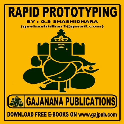 Vtu rapid prototyping notes by shashidhar