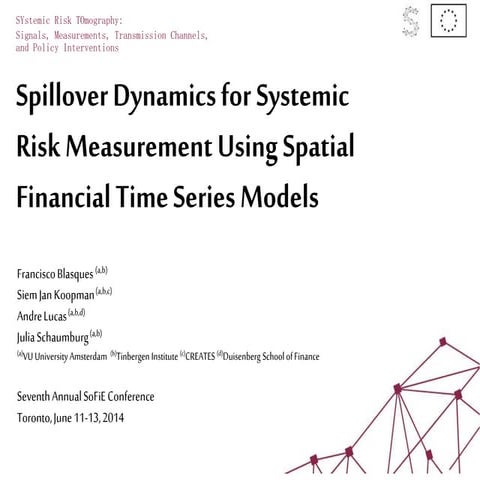 Spillover dynamics for systemic risk measurement using spatial financial time...