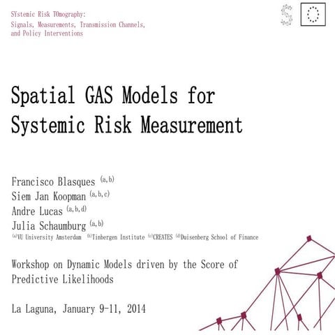 Spatial GAS Models for Systemic Risk Measurement - Blasques F., Koopman S.J.,...