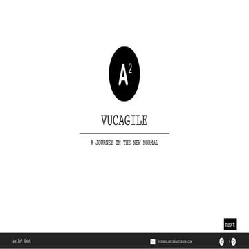 Vucagile... my kind of Agile in the New Normal