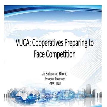 VUCA Prepraring to face the competition.pptx