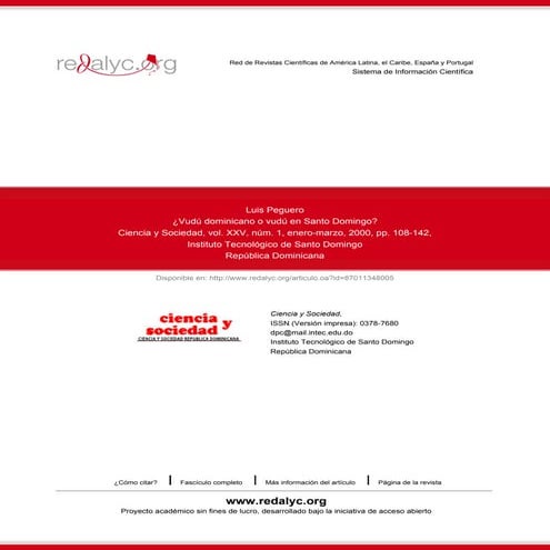 ¿Vudú dominicano o vudú en santo domingo 