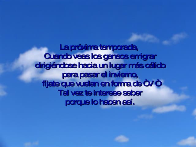 El Vuelo De Los Gansos