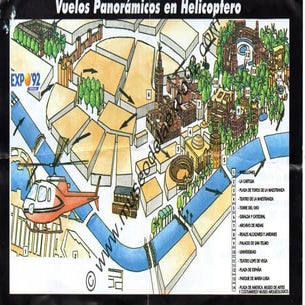 Vuelos panorámicos por la EXPO 92
