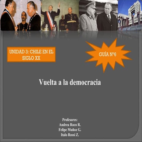 Vuelta a la democracia en Chile | PPT