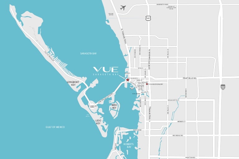 VUE Sarasota Bay Map