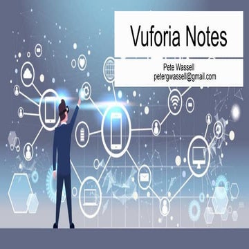 Vuforia notes