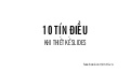 10 tin dieu khi thiet ke Slides
