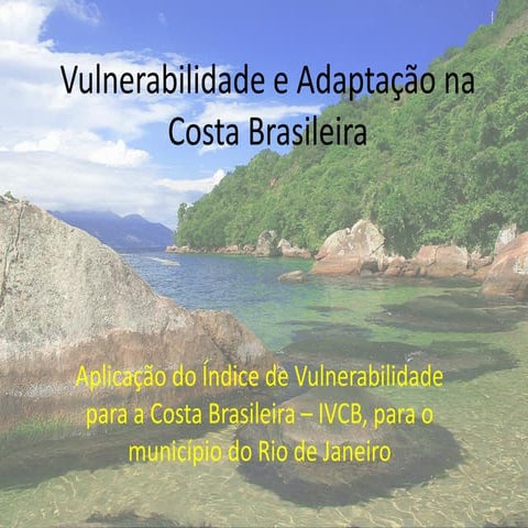 Vulnerabilidade e adaptação na costa brasileira