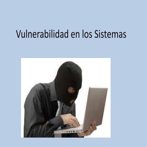Vulnerabilidad en los sistemas