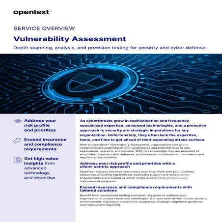 OpenText Vulnerability Assessment & Penetration Testing
