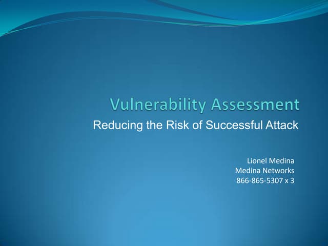 Vulnerability Assessment Presentation