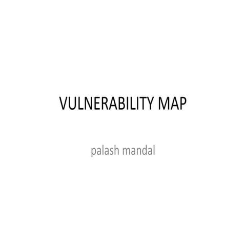 Vulnerability map