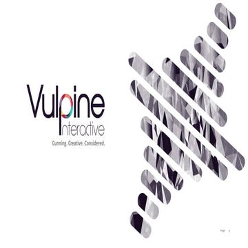 Social Media Marketing Agency Sales Deck - Vulpine Interactive