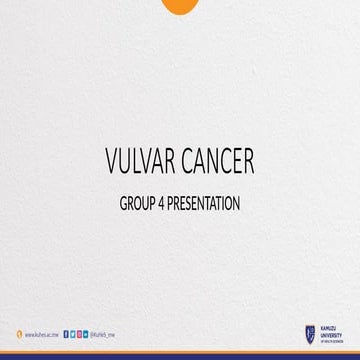 VULVAR CANCER group 4 PowerPoint presentation