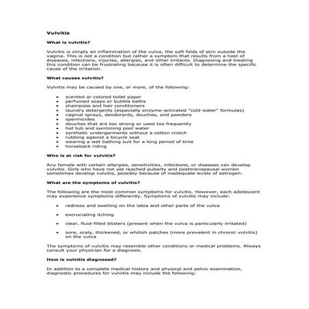 Vulvitis