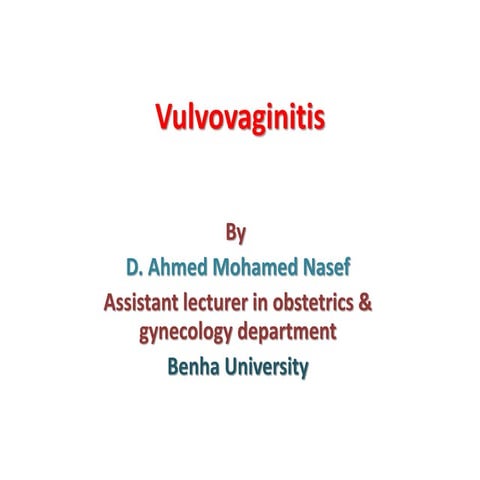 Vulvovaginitis