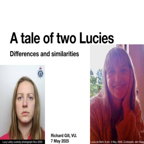 A tale of two Lucies: talk at the maths dept, Free University of Amsterdam