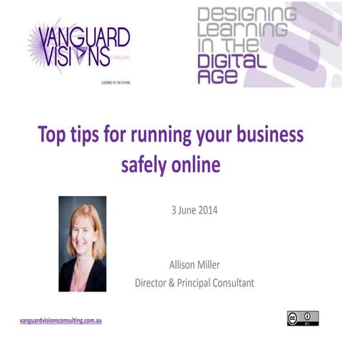 Top tips for running your business safely online - 030614