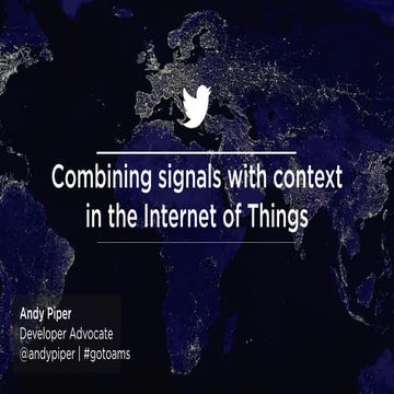 Combining Context with Signals in the IoT (longer version)