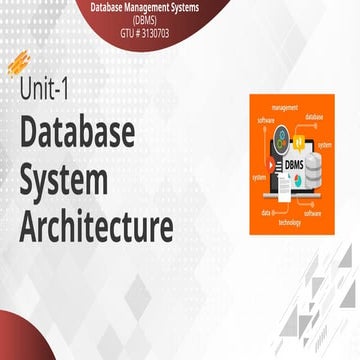Comprehensive Overview of Database Management Systems Architecture and ...