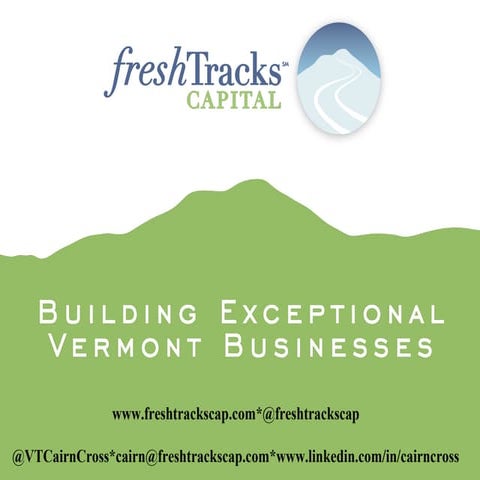 Cairn Cross at Vermont Venture Network January 2014