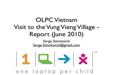 Visit to Vung Vieng Village - OLPC Vietnam