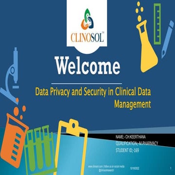 Data Privacy and Security in Clinical Data Management