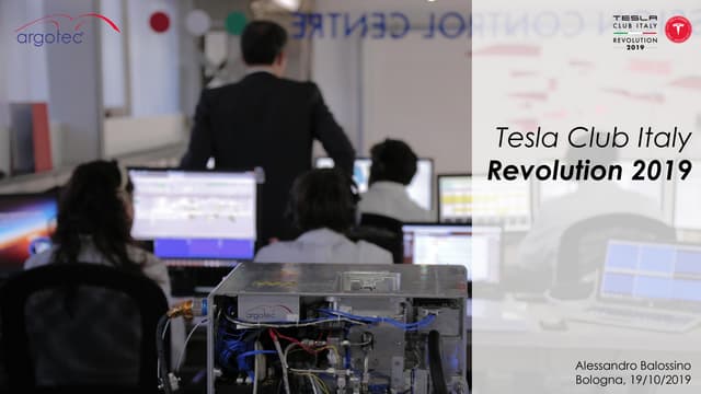 Tesla Club Italy Revolution 2019 - Argotec’s SmallSat for a NASA interplaneta...