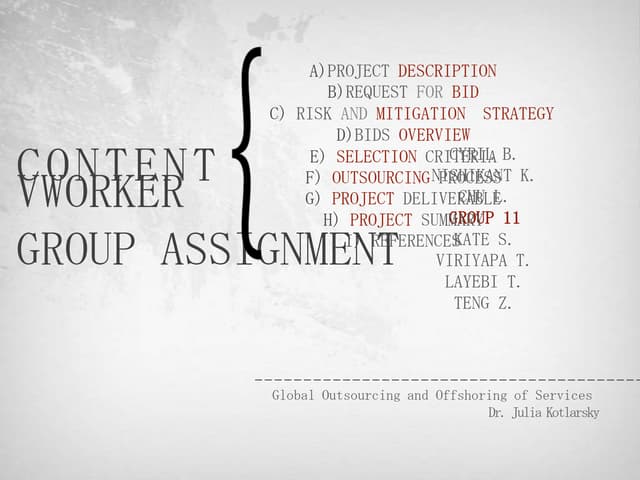 VWorker Assignment 