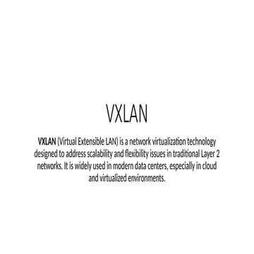 VXLAN in Data Centers and use cases.pptx
