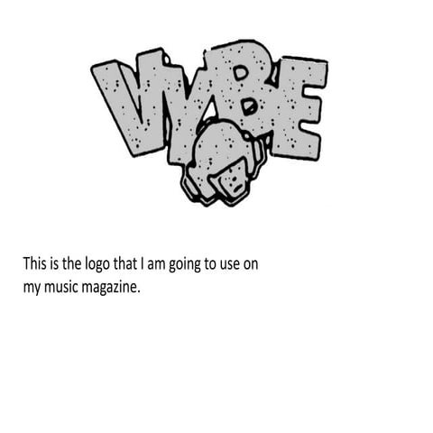 My music magazine logo