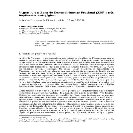 Vygostski E A Zdp