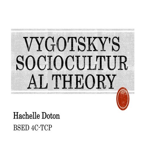 vygotsky sociocultural theory hachelle report.pptx