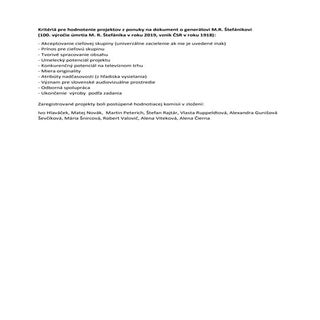 Vyhodnotenie ponuky na programový f...