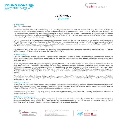 Vietnam Young Lions 2017 - Cyber - Đề bài