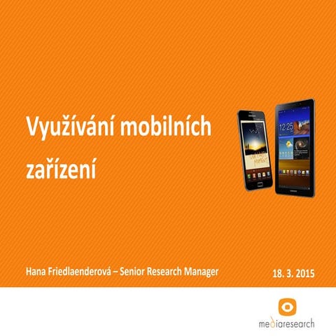 Využívání mobilních zařízení