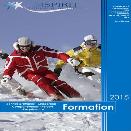 Brochure formation timspirit 2015