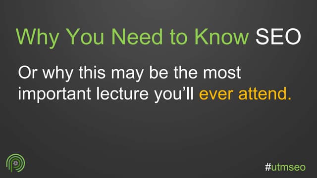Why You Need to Know SEO