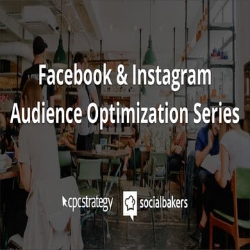 Facebook & Instagram Audience Optimization Crash Course