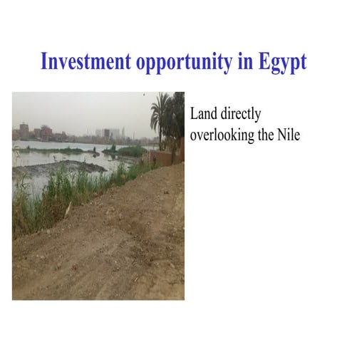 Investment opportunity in Egypt | PPT