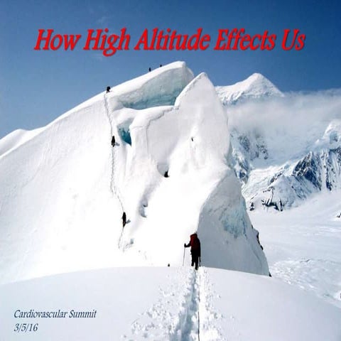 W. johnson high altitude physiology