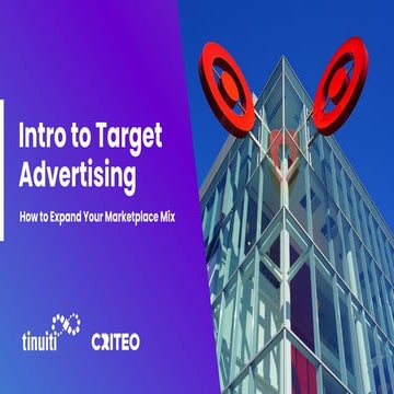 Intro to Target Advertising: How to Unify and Diversify Your Marketplace Mix