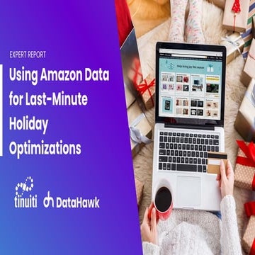 Expert Report: Using Amazon Data for Last-Minute Holiday Optimizations