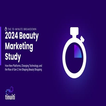 The 15 Minute Breakdown: 2024 Beauty Marketing Study