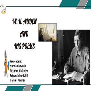 w.h auden and his poems  (1).pptx Introductory Presentation